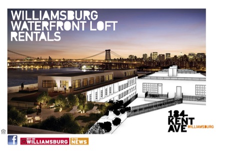 Image: Artist concept Williamsburg Waterfront Loft Rentals