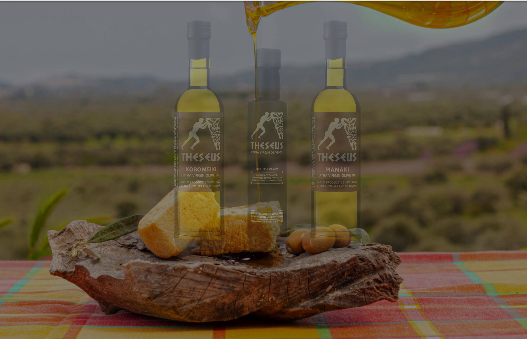 Screenshot of animation from the Theseus Extra Virgin Olive Oil website (https://theseusevoo.gr/)
