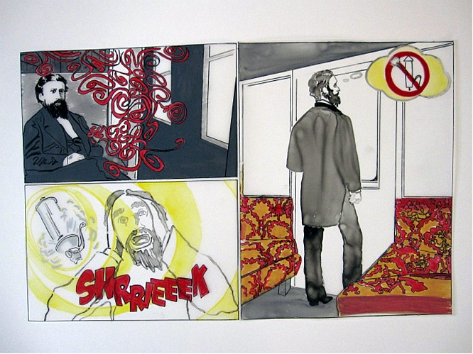 Figure 2: States of Consciousness: Peirce's Dreamer in What is a Sign? (Artist: Lisa Gronseth)