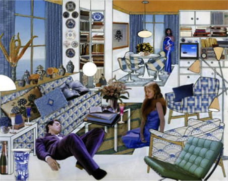 Figure 17. Laurie Simmons, The Instant Decorator (Blue Room with Ocean View/Cocktail Party) (2004) (http://www.lauriesimmons.net, accessed April 10, 2013). 