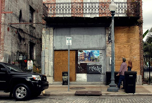 Figures 23–24. Hypothetical Development Organization, “The Museum of the Self,” New Orleans, LA. Rendering by Dave Pinter, installation photograph by Morris Brum(2010).