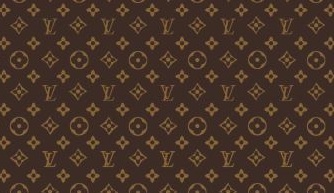 Figure 1. Left – Penn Intellectual Property Group’s Annual Symposium Poster (2012); Right – Louis Vuitton’s trademarked Toile Monogram.