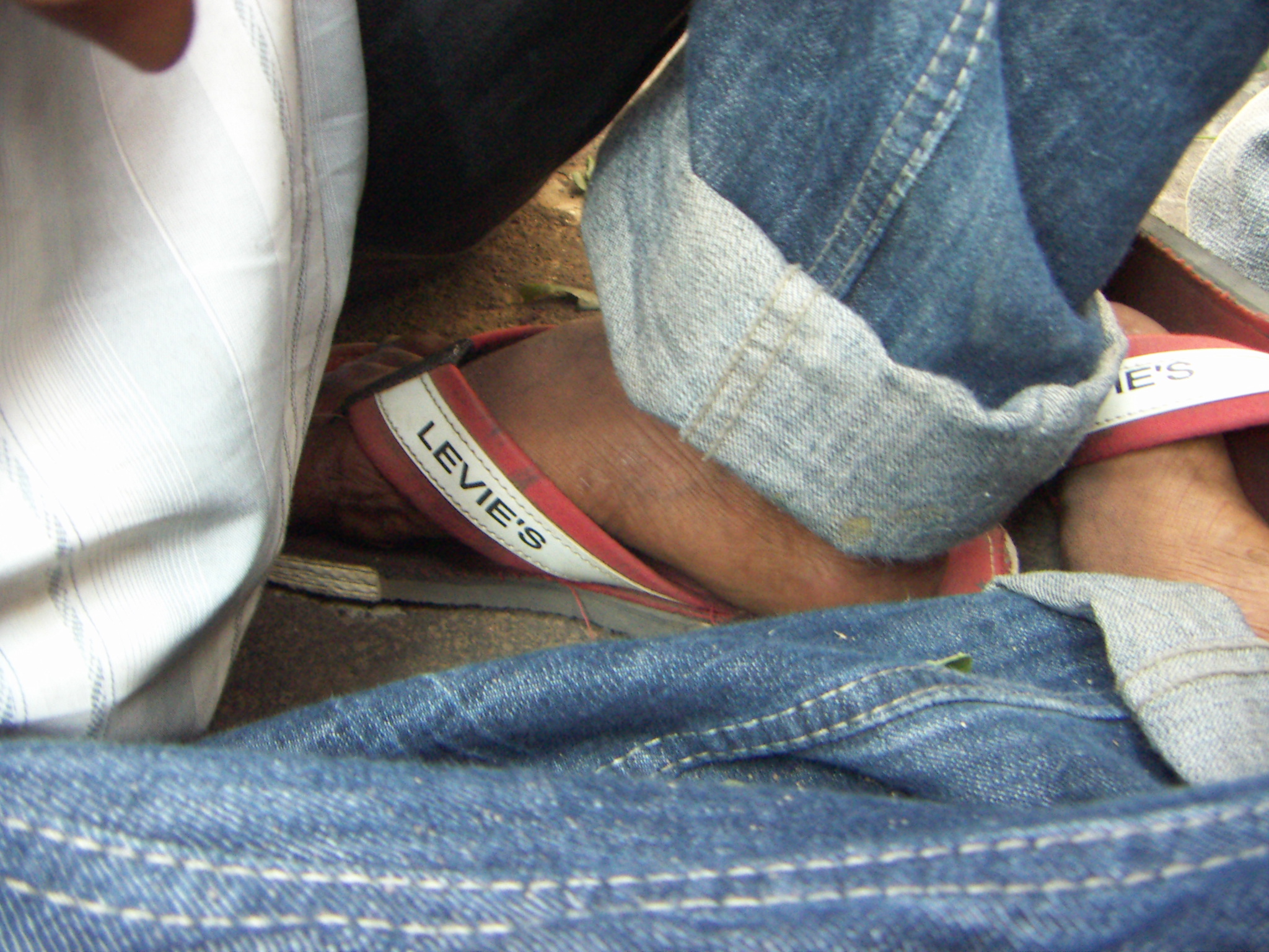 Figure 6. Levie’s Slippers (Chennai, 2008)