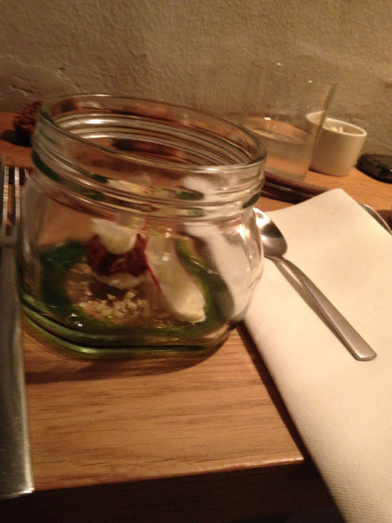 Figure 2. Sun over Gudhjem-serving, smoke already gone (photographed by Karrebæk)