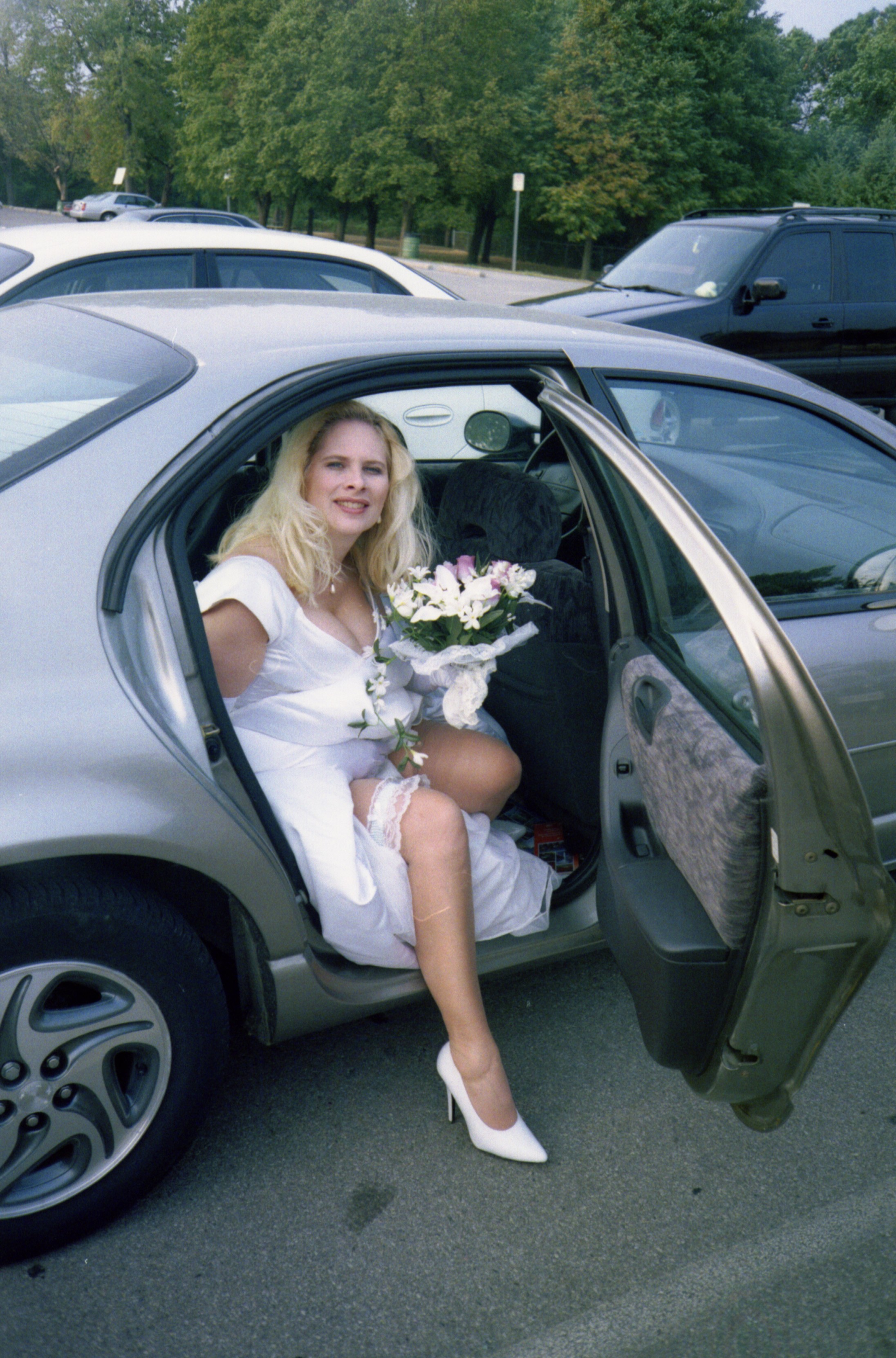 Figure 3. The bride and the dress barely fit