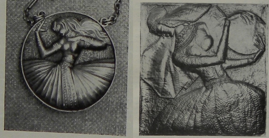 Figure 14. Ochiauri’s “Dancer” (1955, Left), “Girl with Tambourine” (1966, right).