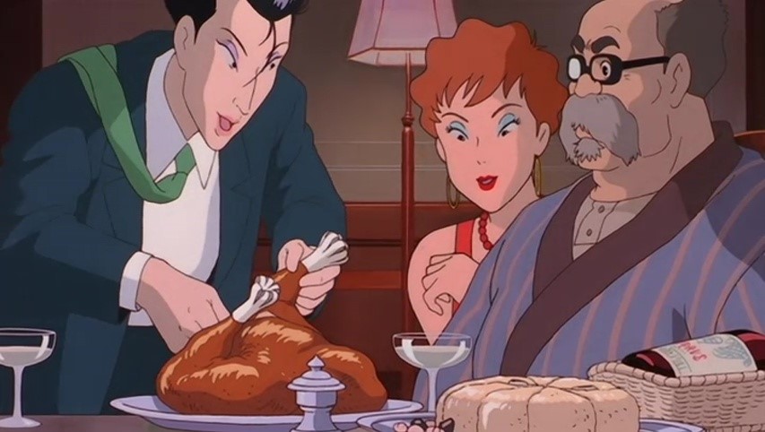 Figure 15. The Tanuki and the Kitsune in human form in Pom Poko.