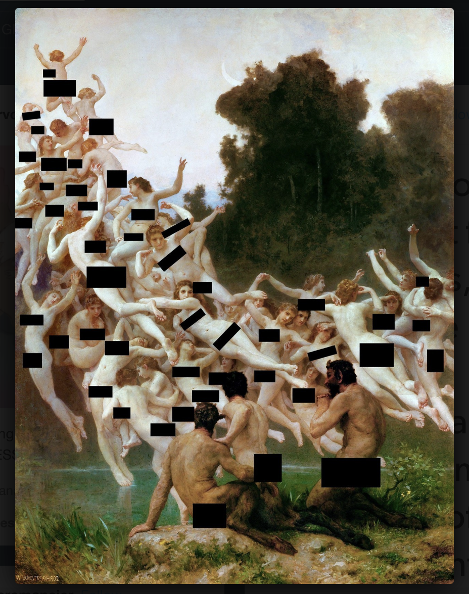 Figure 4. Avoidance registers in image presentation on Tumblr (4a) and other digital media (4b; from Reporters without Borders, “Censorship Tells the Wrong Story” campaign, 2011)