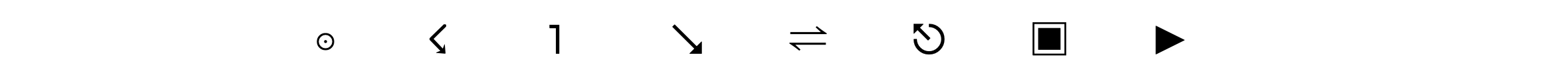 Example 5. Unicode symbols usable in transcription