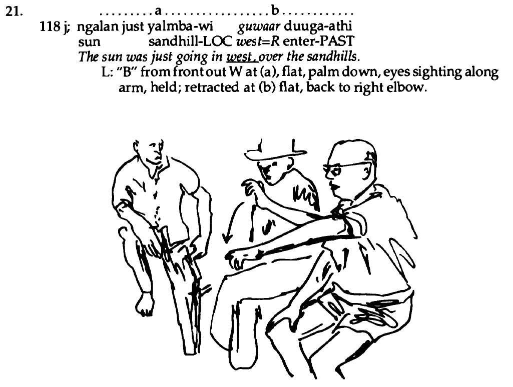 Example 8. A line drawing and its impression; from Haviland 1993:22