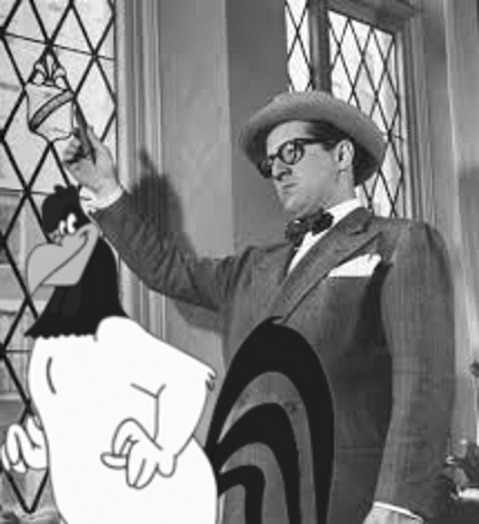 Figure 9. The author’s mashup of Kenny Delmar (as Senator Claghorn) and Foghorn Leghorn (as himself).