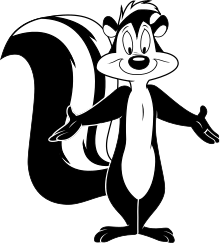 Figure 10. Le seul et unique—en anglais, the one and only—Pepé Le Pew. https://en.wikipedia.org/wiki/Pep%C3%A9_Le_Pew. Accessed November 20, 2023.
