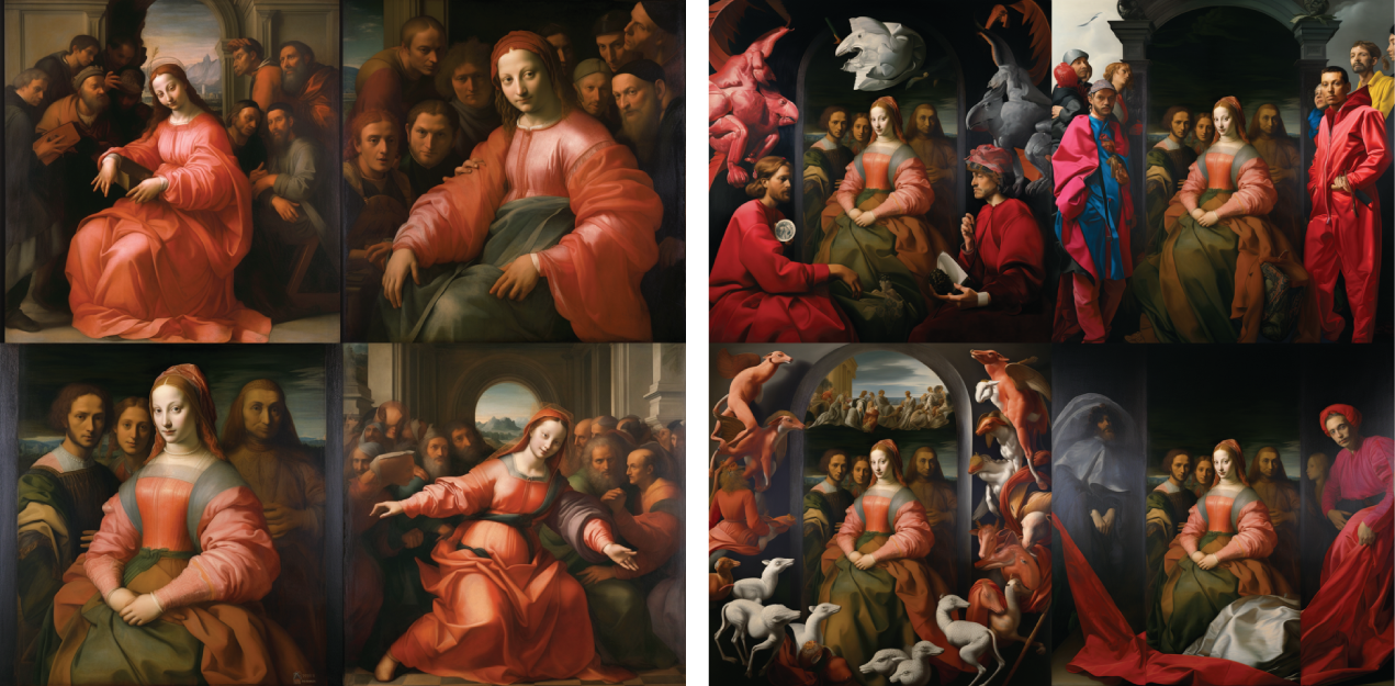  Figure 9. Prompt to Midjourney by the author and colleagues in 2024: “Mona Lisa in manneristic Pontormo style”